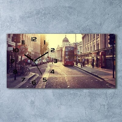 Reloj de cristal horizontal Londres