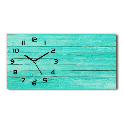 Reloj rectangular Pizarras verdes