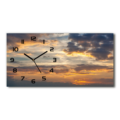 Reloj rectangular Atardecer