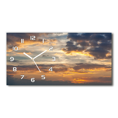 Reloj rectangular Atardecer