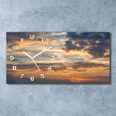 Reloj rectangular Atardecer