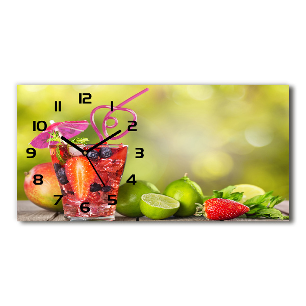 Reloj horizontal Cóctel de frutas