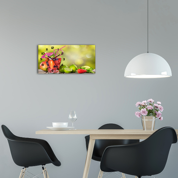 Reloj horizontal Cóctel de frutas