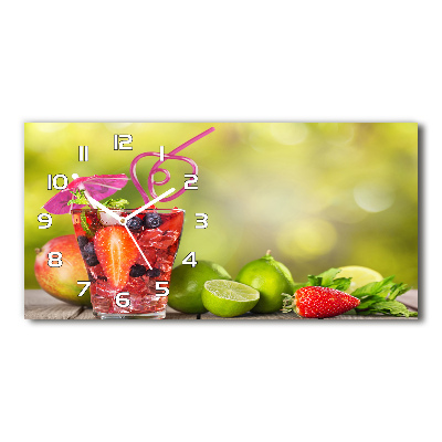Reloj horizontal Cóctel de frutas
