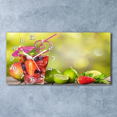 Reloj horizontal Cóctel de frutas