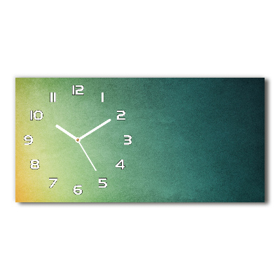 Reloj de cristal horizontal Gradiente del mar