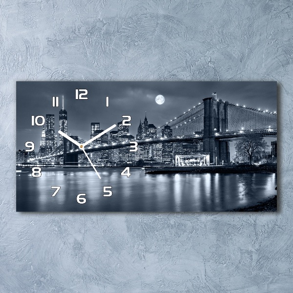 Reloj rectangular Manhattan nueva york