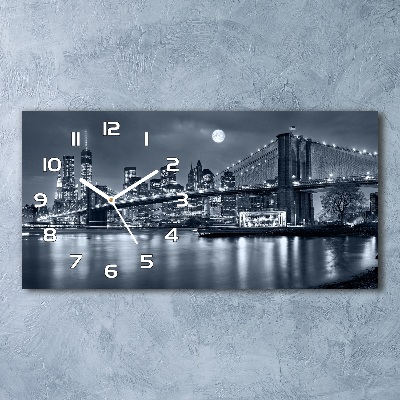 Reloj rectangular Manhattan nueva york