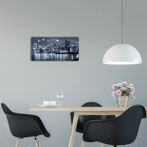 Reloj rectangular Manhattan nueva york