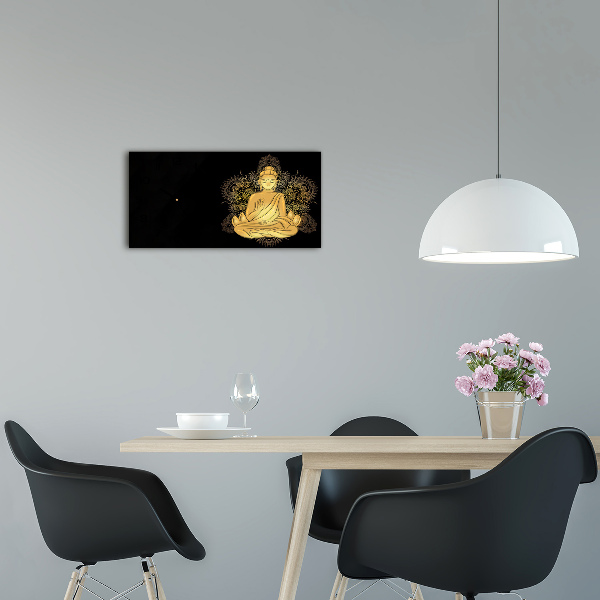 Reloj rectangular Buda sentado