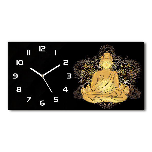 Reloj rectangular Buda sentado