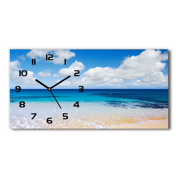 Reloj rectangular Mar en calma