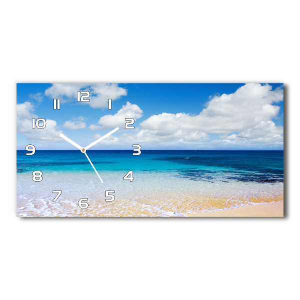 Reloj rectangular Mar en calma