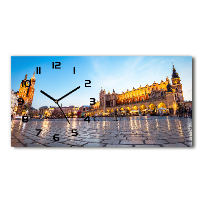 Reloj de cristal horizontal Cracovia, polonia