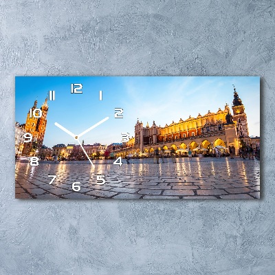 Reloj de cristal horizontal Cracovia, polonia