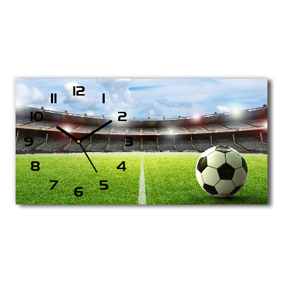 Reloj rectangular El balón en el campo