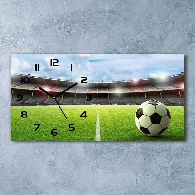 Reloj rectangular El balón en el campo