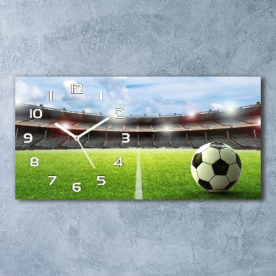 Reloj rectangular El balón en el campo