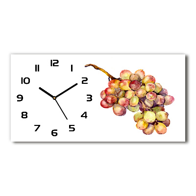 Reloj de cristal horizontal Un racimo de uvas