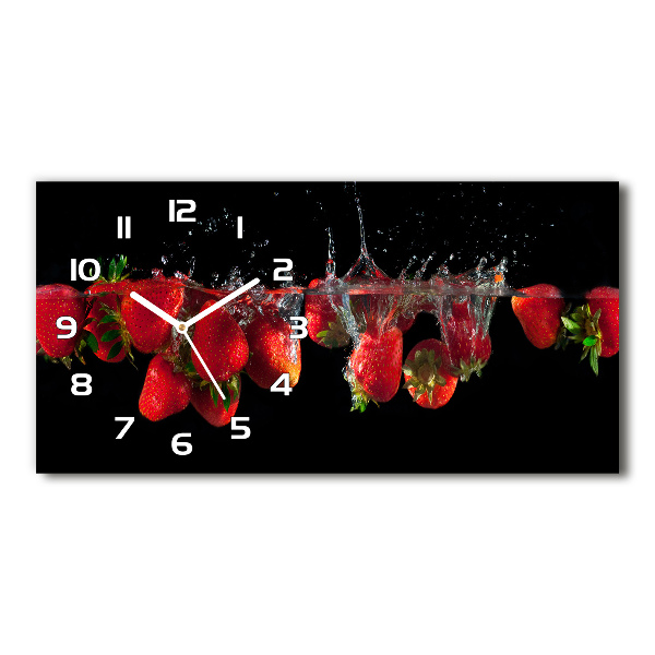 Reloj horizontal Fresas bajo el agua