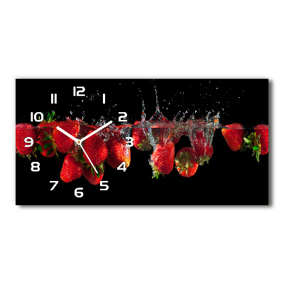 Reloj horizontal Fresas bajo el agua