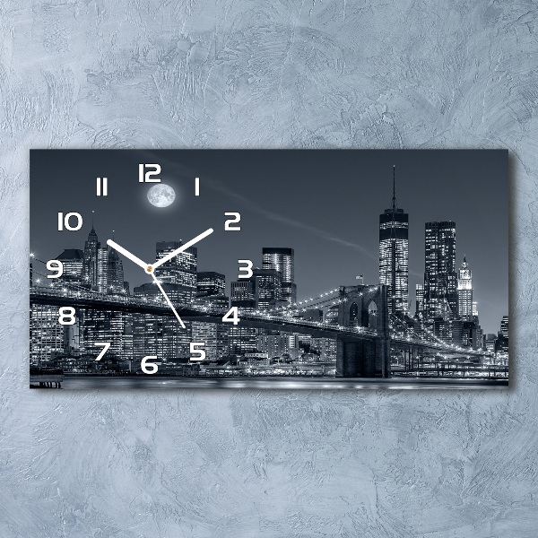 Reloj rectangular Manhattan nueva york