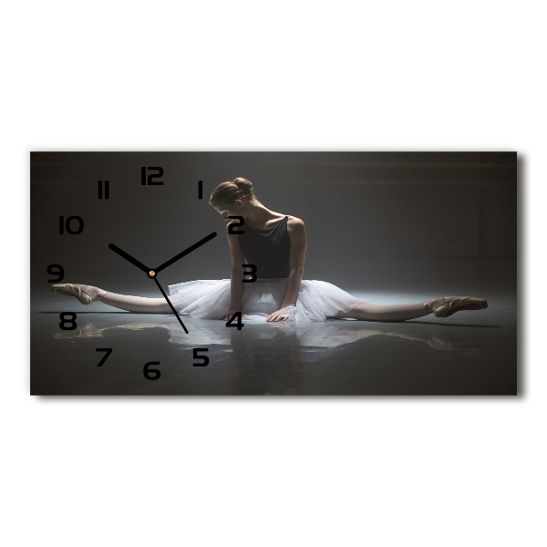 Reloj de cristal horizontal Bailarina