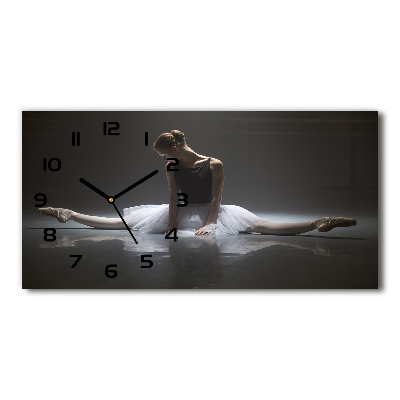 Reloj de cristal horizontal Bailarina