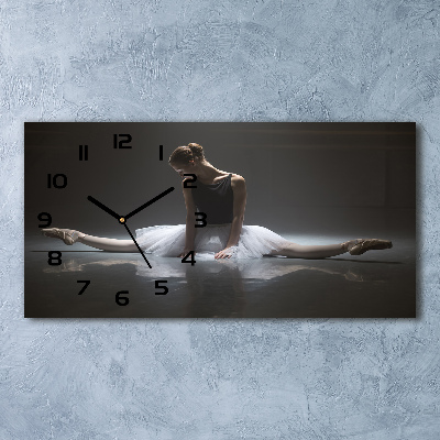 Reloj de cristal horizontal Bailarina