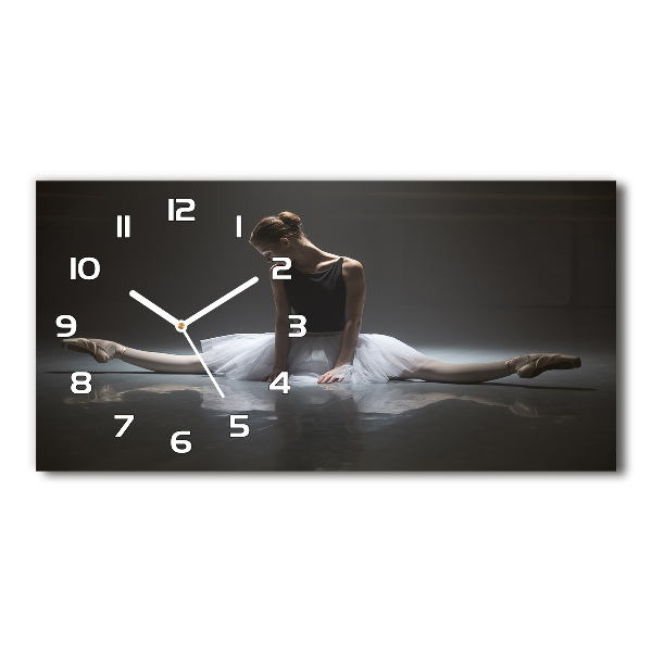 Reloj de cristal horizontal Bailarina