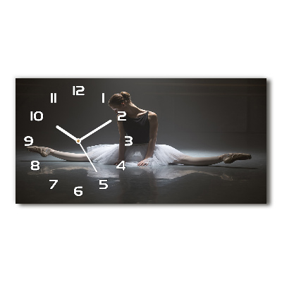 Reloj de cristal horizontal Bailarina