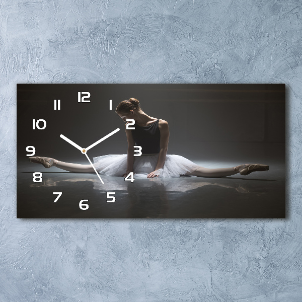Reloj de cristal horizontal Bailarina