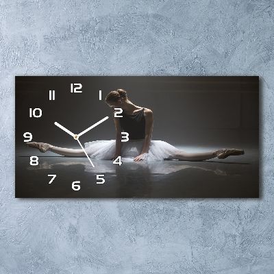 Reloj de cristal horizontal Bailarina