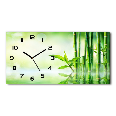 Reloj rectangular Bambú