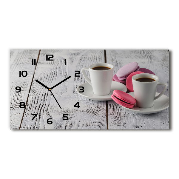 Reloj horizontal Café y galletas
