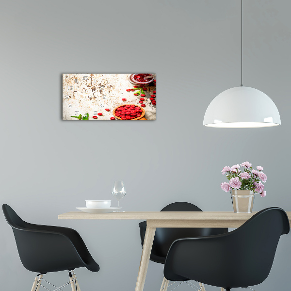 Reloj rectangular Mermelada de frambuesa