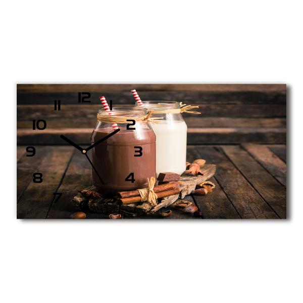 Reloj horizontal Cócteles en frascos