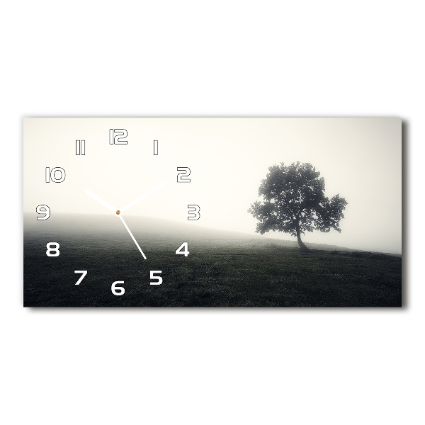Reloj rectangular Árbol solitario