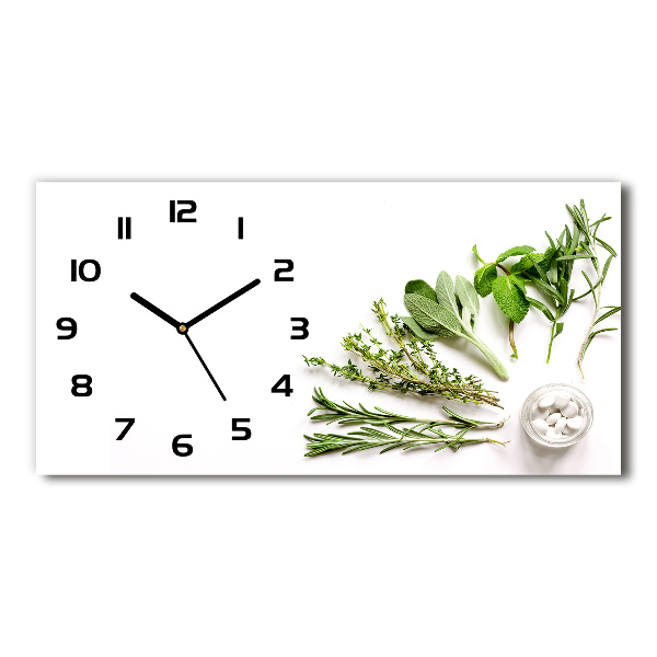 Reloj horizontal Hierbas