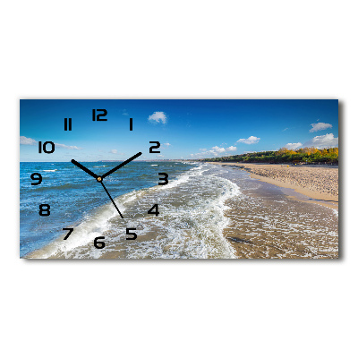 Reloj de cristal horizontal Mar báltico
