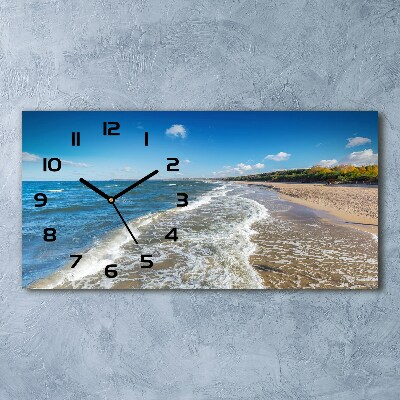 Reloj de cristal horizontal Mar báltico