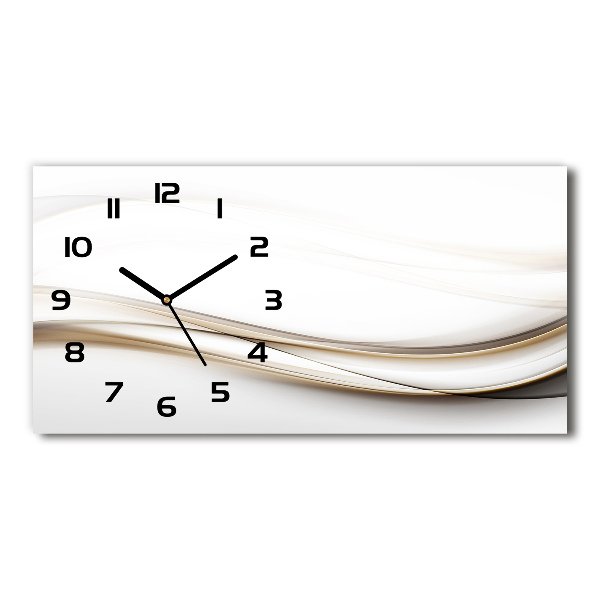 Reloj rectangular Ondas abstractas