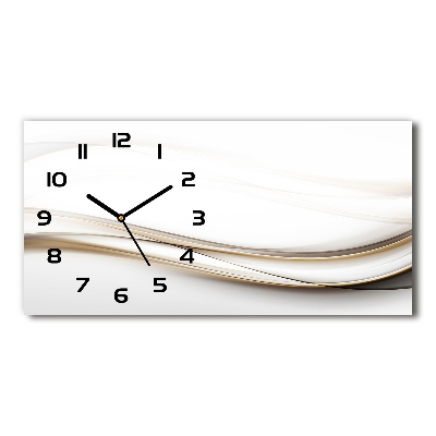 Reloj rectangular Ondas abstractas