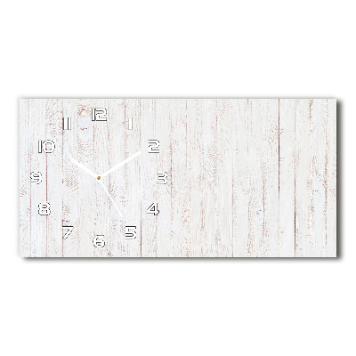 Reloj rectangular Fondo de madera