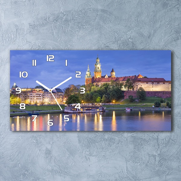 Reloj de cristal horizontal Cracovia, polonia