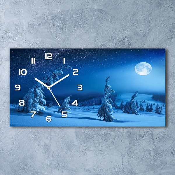 Reloj rectangular Luz de la luna