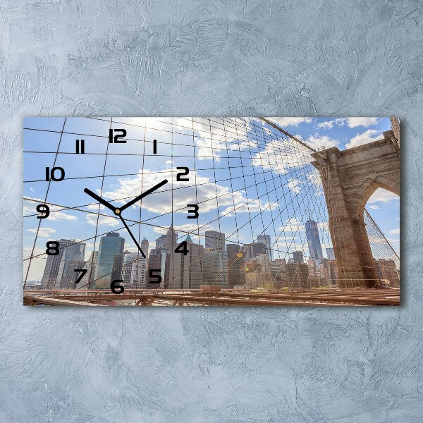 Reloj horizontal Puente de nueva york