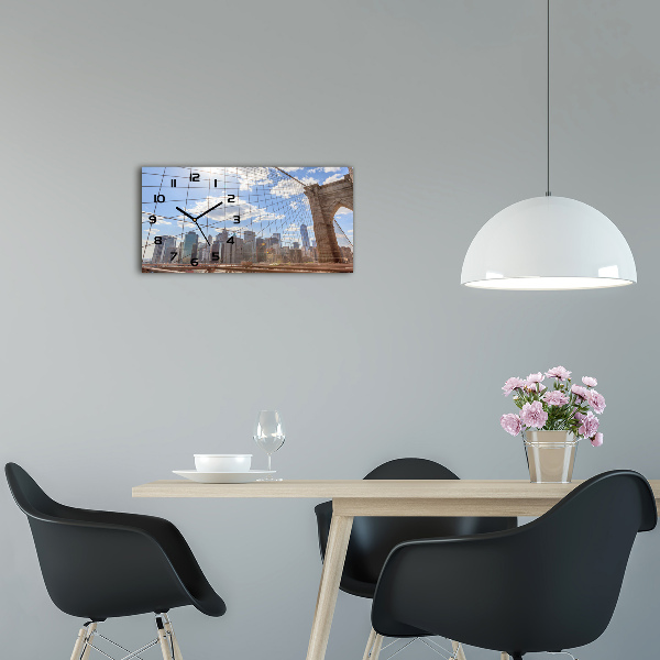 Reloj horizontal Puente de nueva york
