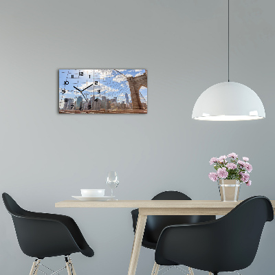 Reloj horizontal Puente de nueva york