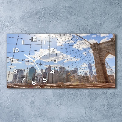 Reloj horizontal Puente de nueva york